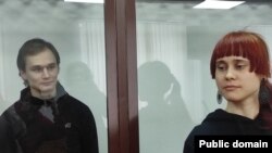Азат Мифтахов и его жена Елена Горбань