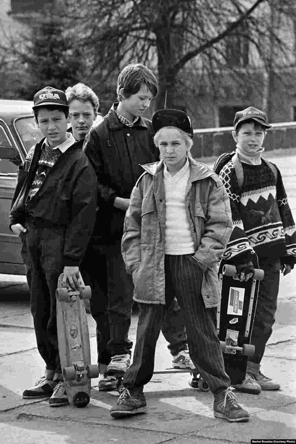 Подростки в Минске, 1991 год
