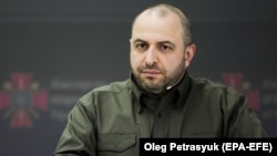Ukrainanyň goranmak ministri Rustem Umerow. Arhiw suraty