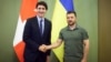 Президент України Володимир Зеленський і прем’єр-міністр Канади Джастін Трюдо (ліворуч). Київ, 10 червня 2023 року (фото ілюстративне)