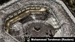 Pamje nga lart e Qabesë në Mekë, Arabi Saudite, qershor 2024.