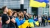 OLENIVKA: Commemoration of the victims - demonstration by Promote Ukraine in Brussels, Belgium