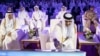 شیخ تمیم بن حمد بن خلیفه آل ثانی، امیر قطر، در مراسم آغاز اجرای طرح توسعه استخراج در بزرگترین میدان گازی جهان