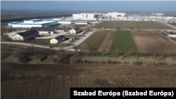 Drónfelvétel az iváncsai üzemről 2023. február 14-én
