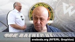 Беларустун авторитардык башчысы Александр Лукашенко жана «Вагнер» менчик аскердик компаниясынын башчысы Евгений Пригожин. Коллаж сүрөт.
