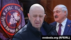 Șeful grupului „Wagner" Yevgeny Prigojin și Alexandr Lukashenko (colaj) 