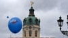 Balon sa logom njemačke krajnje desničarske stranke Alternativa za Njemačku (AfD) u Berlinu 24. septembra 2021.