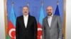 Predsjednik Azerbejdžana Ilham Aliyev sa predsjednikom Evropskog vijeća Charlesom Michelom u Briselu 14. jula 2023.