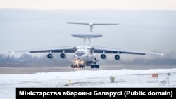 Расейскі самалёт А-50 у Мачулішчах. Люты 2023 году