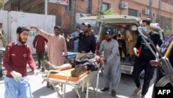 Pamje nga zona e sulmit në Pakistan. 29 shtator 2023.