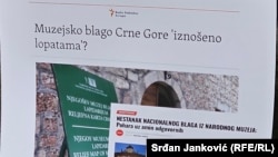 I tekstovi Radija Slobodna Evropa su bili dio materijala na protestu kulturnih radnika