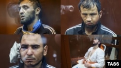Обвиняемые в совершении теракта в «Крокус Сити Холл».