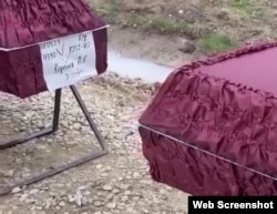 Sahrana za plaćenike Vagnera u Bakinskaju, Krasnodarski region, 19. mart