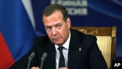 Ish-presidenti rus, Dmitry Medvedev. Fotografi nga arkivi.
