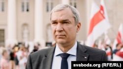 Belarusian opposition politician Paval Latushka (file photo)