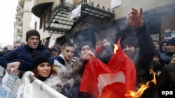 Protesti protiv Turska u Moskvi, 25. novembar 2015