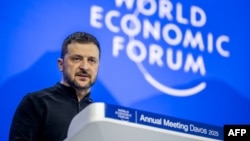 Ուկրաինայի նախագահ Վլադիմիր Զելենսկին Դավոսում, 21-ը հունվարի, 2025թ․