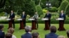 De la stânga la dreapta: Klaus Iohannis, Mario Draghi, Volodimir Zelenski, Emmanuel Macron și Olaf Scholz