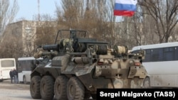 Перекидання військової техніки з анексованого Криму на материкову частину України в перший день повномасштабного вторгнення Росії, 24 лютого 2022 року