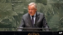 Рішення Путіна привести у стан підвищеної бойової готовності ядерні сили РФ Антоніу Ґутерріш назвав «моторошним розвитком подій»