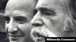 Armenia -- Vahagn Davtian and William Saroyan, undated.