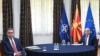 Архивска фотографија - Претседателот на Владата Димитар Ковачевски на средба со претседателот на ВМРО-ДПМНЕ Христијан Мицкоски.