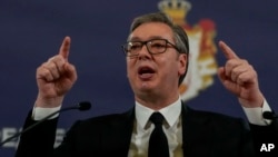 Presidenti i Serbisë, Aleksandar Vuçiq. Fotografi nga arkivi. 