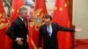 China - China's Premier Li Keqiang (R) shows way for Montenegro Prime Minister Milo Djukanovic during their meeting at the Great Hall of the People in Beijing, 26Nov2015