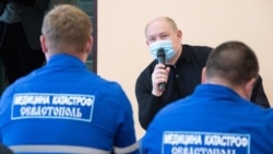 Тво російського губернатора Севастополя Михайло Развожаєв на зустрічі із співробітниками «швидкої допомоги», 20 травня 2020 року