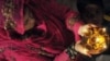 A Pakistani Hindu women celebrating a religious festival.