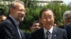 Predsjedavajući Parlamenta Irana Ali Larijani i generalni sekretar UN Ban Ki-Moon, Teheran, 29. avgust 2012.