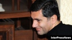 Іраклі Окруашвілі в суді у Тбілісі 20 листопада 2012 року після повернення того ж дня з Франції