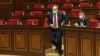 Armenia - Prime Minister Nikol Pashinian is about to speak during a session of the Armenian parliament, Yerevan, May 3, 2021.