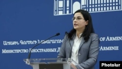 Пресс-секретарь Министерства иностранных дел Армении Анна Нагдалян (архивная фотография)