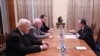 ԵԱՀԿ գործող նախագահի անձնական ներկայացուցիչ Անջեյ Կասպշիկը, Մինսկի խմբի համանախագահներ Իգոր Պոպովը (ՌԴ), Էնդրյու Շոֆերը (ԱՄՆ) և ՀՀ ԱԳ նախարար Զոհրաբ Մնացականյանը, արխիվ