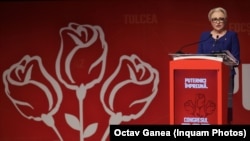 Premierul României Viorica Vasilica Dăncilă, imagine de arhivă.