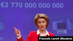 Președinta Comisiei Europene, Ursula von der Leyen.