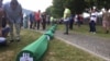 Prizor iz Memorijalnog centra Potočari - Srebrenica, dan pred komemoraciju i ukop 19 žrtava genocida u Srebrenici (10. juli 2021.)
