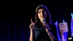 Nikki Haley, ish-guvernatore në Karolinën Jugore dhe ish-ambasadore e Donald Trumpit në Kombet e Bashkuara gjatë kohës së tij si president amerikan.