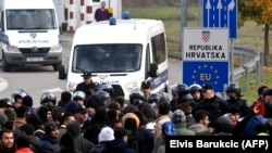 Migranti na bosanskohercegovačko-hrvatskoj granici, oktobar 2018.