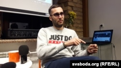 Антон Матолька на сустрэчы ў Горадні