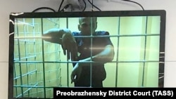 Алексей Навальный в заключении(архивное фото)
