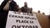 Jedan od protesta radnika Krivaje Zavidovići u Sarajevu, ilustrativna fotografija