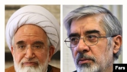 میرحسین موسوی، مهدی کروبی، محسن رضایی و محمود احمدی‌نژاد