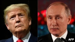 Președintele SUA, Donald Trump, și cel al Federației Ruse, Vladimir Putin