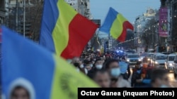 Protestul anti-mască din București