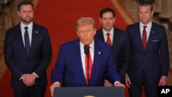 Trump se obratio građanima iz Bijele kuće nakon napada na iranska nuklearna postrojenja, 22. juni.