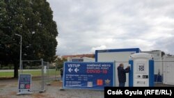 Vasárnap nyitott a tesztpont, délután alig volt ott valaki