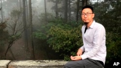 Wang Jianbing, aktivista za prava radnika fotografisan u provinciji Jiangxi u aprilu 2021.