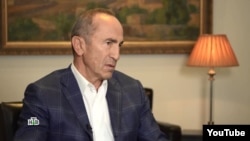Armenia -- Former President Robert Kocharian gives an interview to Russian NTV channel, Yerevan, 28Aug2018.